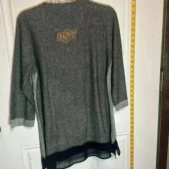 Oklahoma State Pistol Pete 3/4 length Sleeve Blouse, Size Medium - Picture 7 of 8